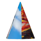 planeet graffiti feesthoedjes (Achterkant)