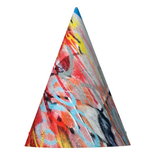 planeet graffiti feesthoedjes (Voorkant)