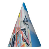 planeet graffiti feesthoedjes (Rechts)