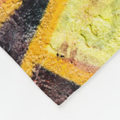 planeet graffiti fleece deken (Hoek)