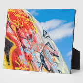 planeet graffiti fotoplaat (Zijkant)