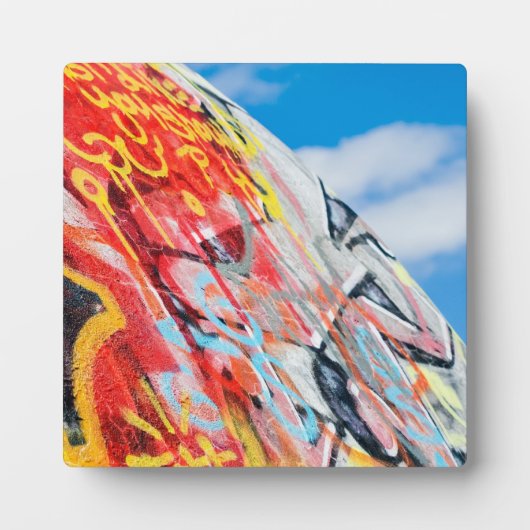 planeet graffiti fotoplaat (Voorkant)