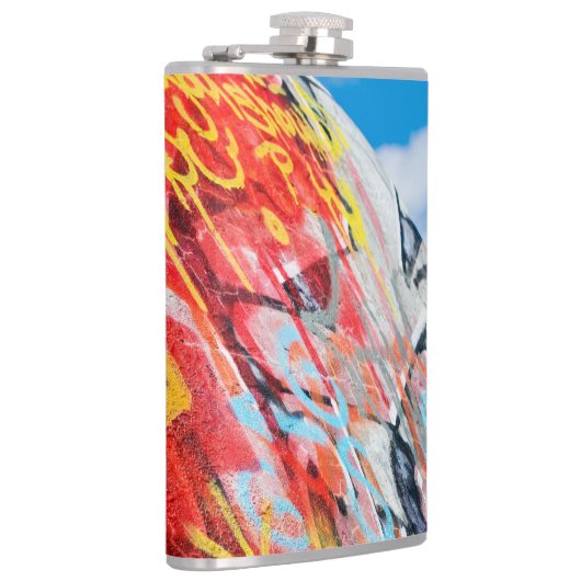 planeet graffiti heupfles (Rechts)