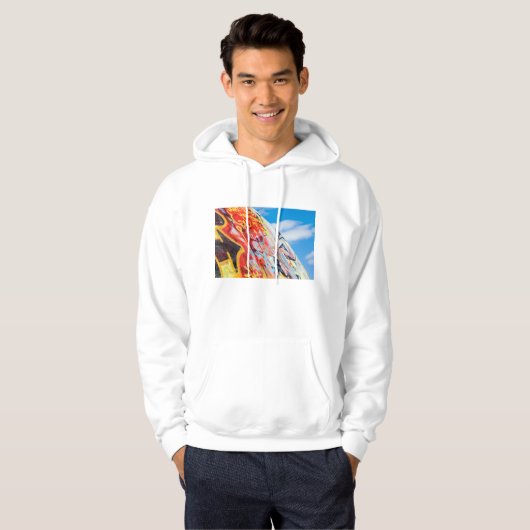 planeet graffiti hoodie (Voorkant volledig)
