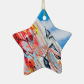 planeet graffiti keramisch ornament (Rechts)