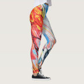 planeet graffiti leggings (Rechts)