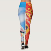 planeet graffiti leggings (Achterkant)