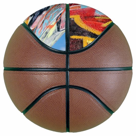 planeet graffiti mini basketbal (Rechts)