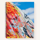 planeet graffiti notitieboek (Voorkant)