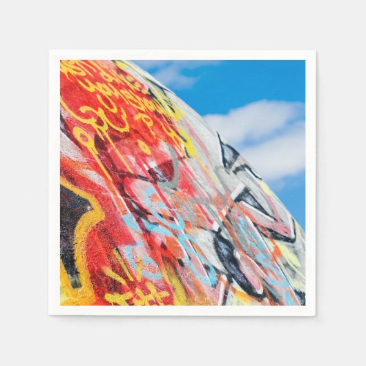 planeet graffiti servet (Voorkant)