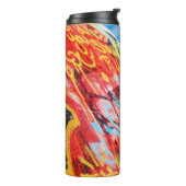 planeet graffiti thermosbeker (Gedraaid links)