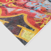 planeet graffiti tissuepapier (Detail)