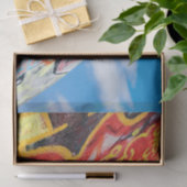 planeet graffiti tissuepapier (Geschenk)