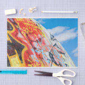 planeet graffiti tissuepapier (Craft)