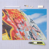 planeet graffiti tissuepapier (Craft)