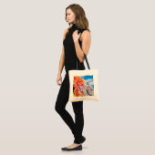 planeet graffiti tote bag (Voorkant (model))