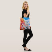 planeet graffiti tote bag (Op model)