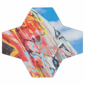 planeet graffiti voetbal (Enkel)