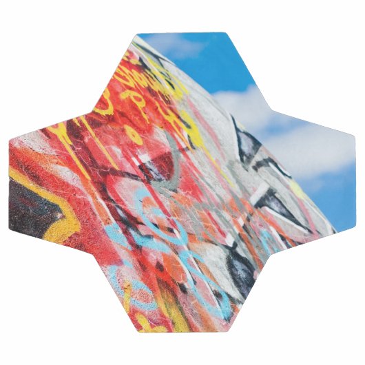 planeet graffiti voetbal (Enkel)