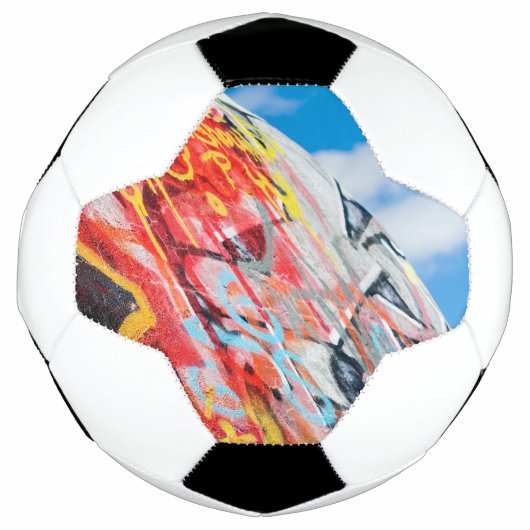 planeet graffiti voetbal (Voorkant)