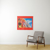 planeet graffiti wandkleed (In Situ (horizontaal))