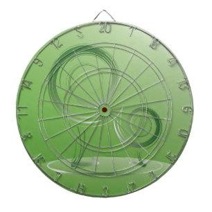 planeet groen dartbord
