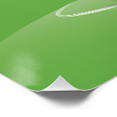 planeet groen perfect poster (Hoek)
