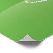 planeet groen poster (Hoek)