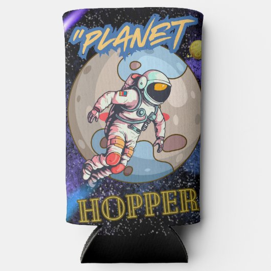 Planeet hooper seltzer blikjeskoeler (Voorkant)