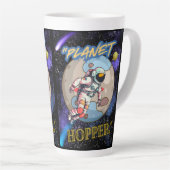 Planeet hopper latte mok (Rechterhoek)