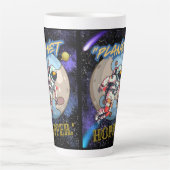 Planeet hopper latte mok (Voorkant)