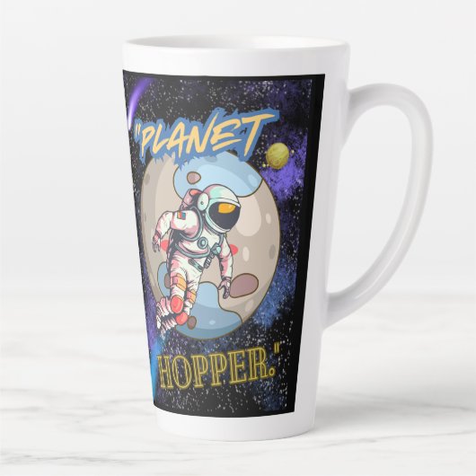 Planeet hopper latte mok (Rechts)