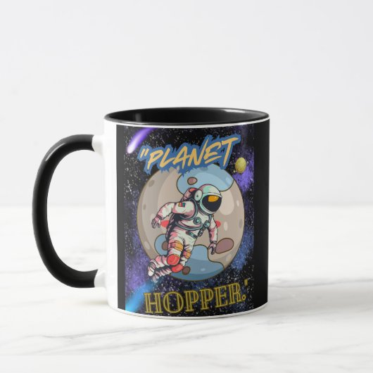 Planeet hopper mok (Links)
