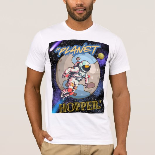Planeet hopper t-shirt (Voorkant)