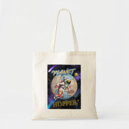 Planeet hopper tote bag