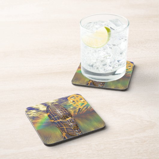 Planeet illusie bier onderzetter (Rechterzijde)