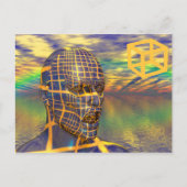 Planeet illusie briefkaart (Voorkant)