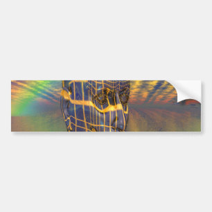 Planeet illusie bumpersticker