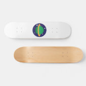 planeet in de ruimte persoonlijk skateboard (Horizontaal)