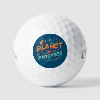 Planeet in ontwikkeling golfballen