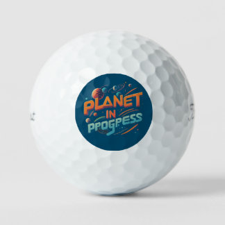 Planeet in ontwikkeling golfballen
