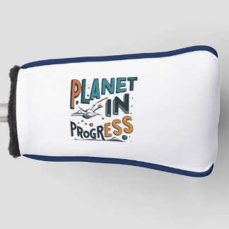 Planeet in ontwikkeling golfheadcover