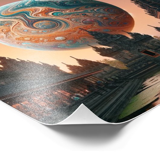 Planeet Indonesië Foto Afdruk (Hoek)