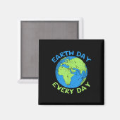 Planeet Jubileum Aarddag Elke Dag Aarddag Magneet (Voorkant / Achterkant)