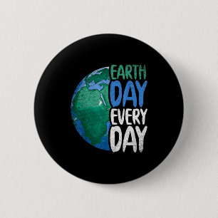 Planeet jubileum Aarddag Elke dag Aarddag Ronde Button 5,7 Cm