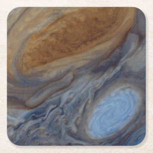 Planeet Jupiter Grote Rode Vlek Kartonnen Onderzetters