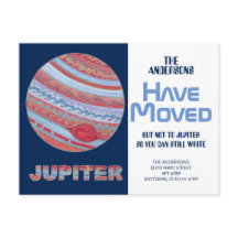 Planeet Jupiter Kleurrijk Grappig Bewegend Nieuw A