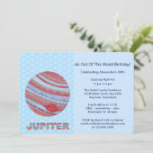 Planeet Jupiter Kleurrijke Ruimte Geek Ruimte Them Kaart (Staand voorkant)