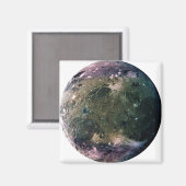 PLANEET JUPITER'S MAAN GANYMEDE (zonnestelsel) ~ Magneet (Voorkant / Achterkant)