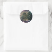 PLANEET JUPITER'S MAAN GANYMEDE (zonnestelsel) ~ Ronde Sticker (Tas)